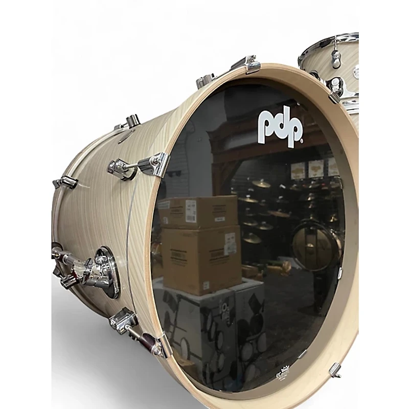 Used PDP by DW 4 Piece Concept Series Twisted Ivory Drum Kit