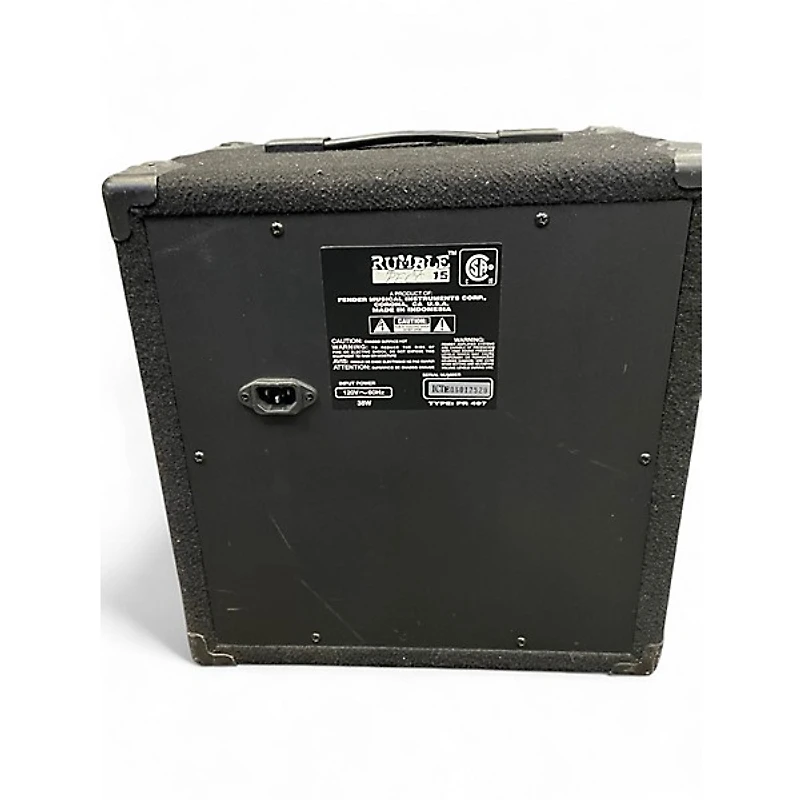Used Fender Rumble 15 15W 1X8 Bass Combo Amp