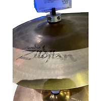 Used Zildjian 13in A Custom Mastersound Hi Hat Top Cymbal