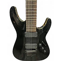 Used Schecter Guitar Research Hellraiser C7 7 String Black Solid Body Electric Guitar