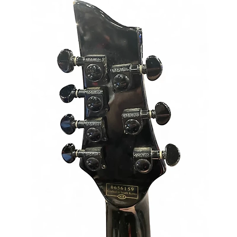 Used Schecter Guitar Research Hellraiser C7 7 String Black Solid Body Electric Guitar