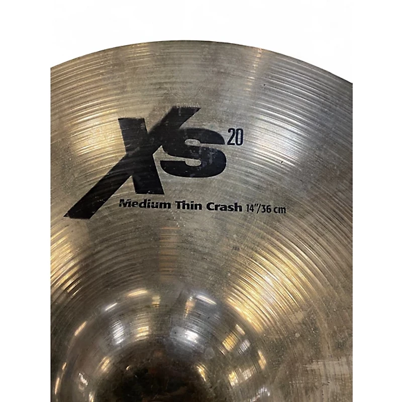Used SABIAN 14in XS20 Medium Thin Crash Cymbal