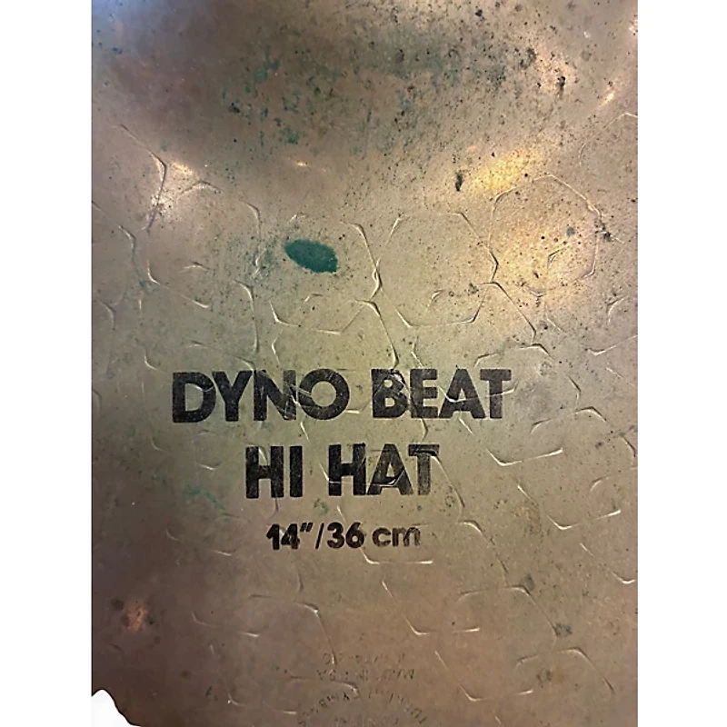 Used Zildjian 14in Z Custom Dyno Beat Hi Hat Cymbal