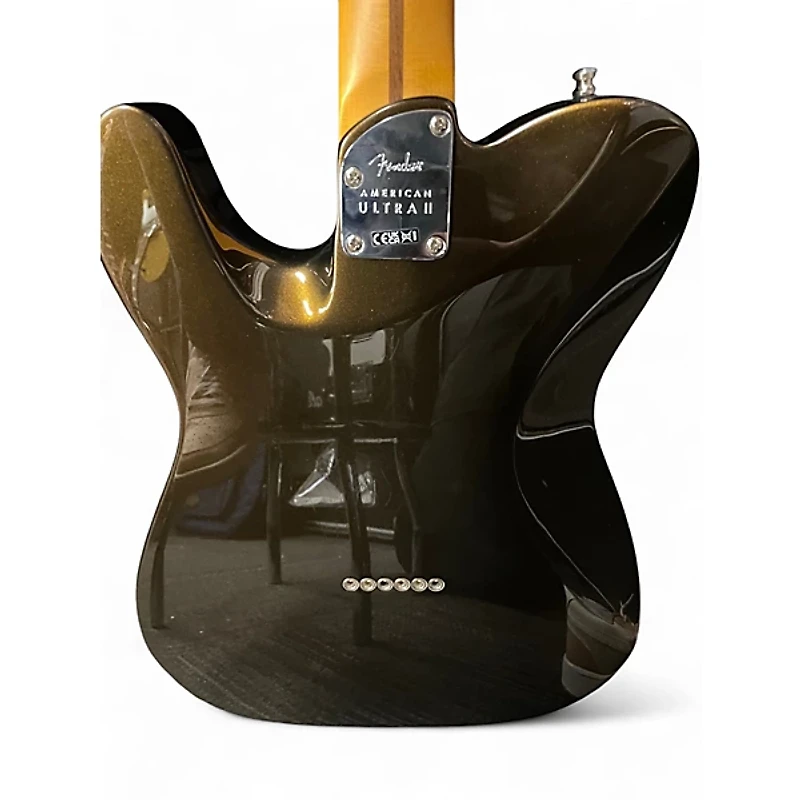 Used Fender American Ultra II Telecaster Texas Tea Solid Body Electric Guitar