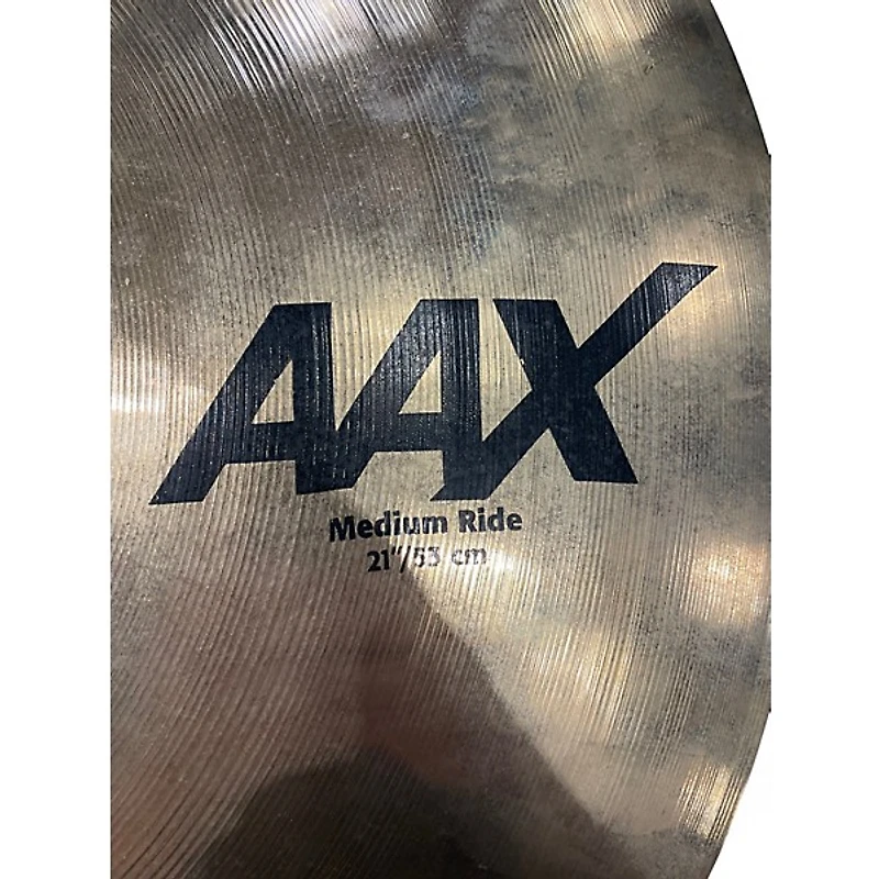 Used SABIAN 21in AAX Medium Ride Cymbal