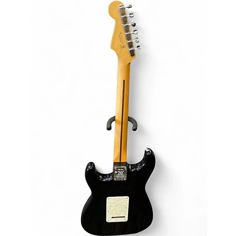 Used Fender 70th Anniversary Player Stratocaster Nebula Noir Solid Body Electric Guitar