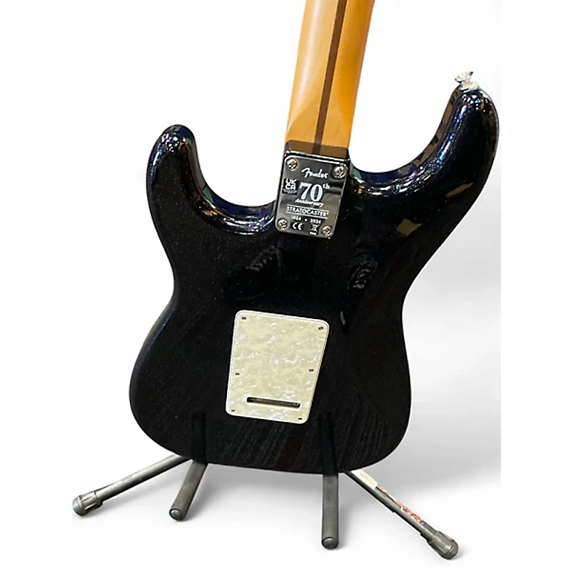 Used Fender 70th Anniversary Player Stratocaster Nebula Noir Solid Body Electric Guitar