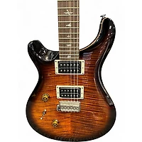 Used PRS SE Custom 24 black gold burst Solid Body Electric Guitar