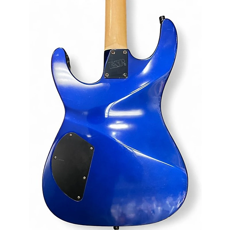 Used ESP LTD H100 Blue Solid Body Electric Guitar
