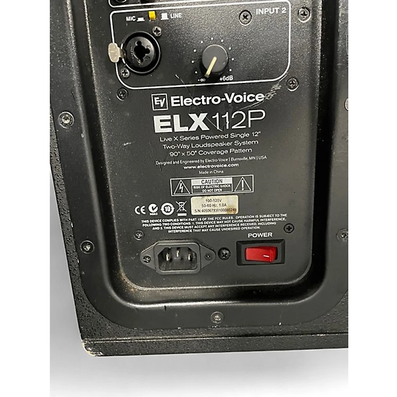 Used Electro-Voice ELX112P Powered Speaker
