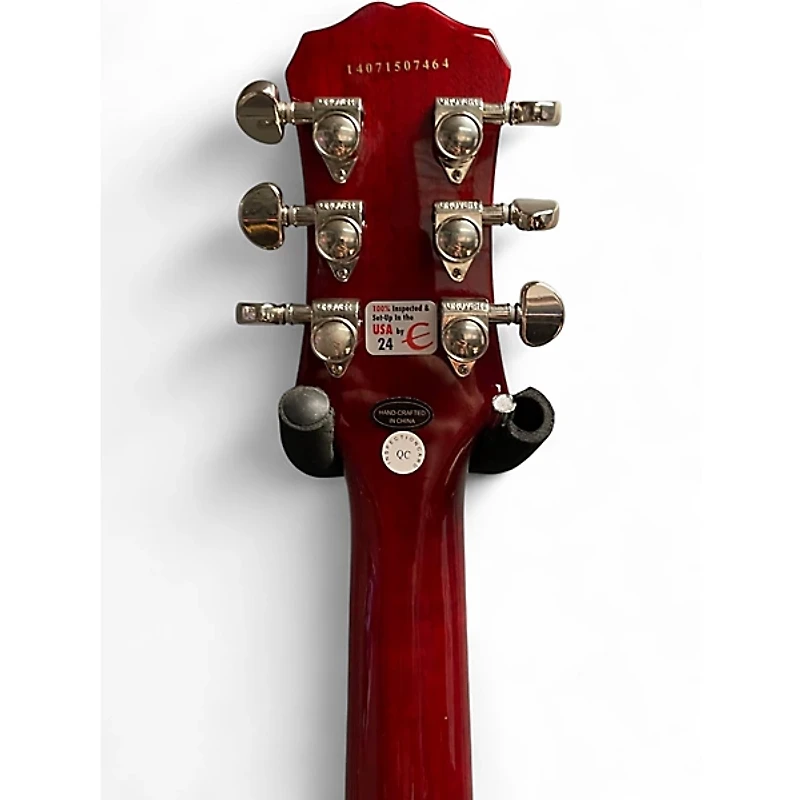 Used Epiphone Les Paul Standard Pro Cherry Sunburst Solid Body Electric Guitar