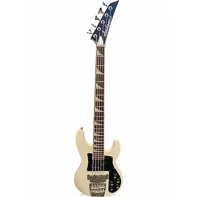 Used Jackson CBXNT DX V X Series Concert Bass White Electric Bass Guitar