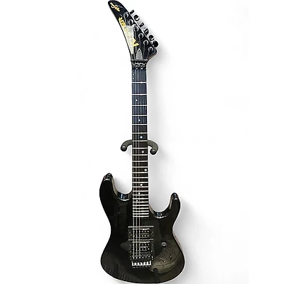 Used Kramer Nightswan Black Sparkle Solid Body Electric Guitar
