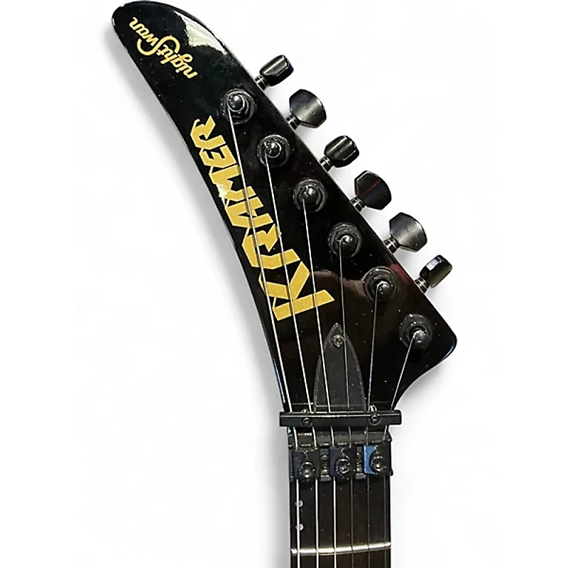 Used Kramer Nightswan Black Sparkle Solid Body Electric Guitar