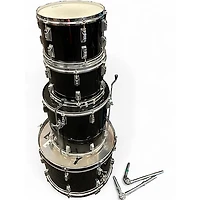 Used Sound Percussion Labs 4 Piece 4 Piece Black Drum Kit