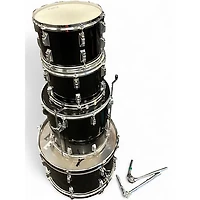 Used Sound Percussion Labs 4 Piece 4 Piece Black Drum Kit