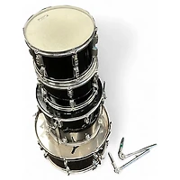 Used Sound Percussion Labs 4 Piece 4 Piece Black Drum Kit