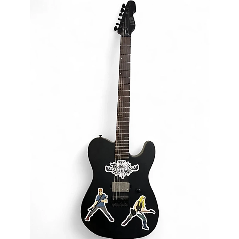 Used ESP ltd te201 Black Solid Body Electric Guitar
