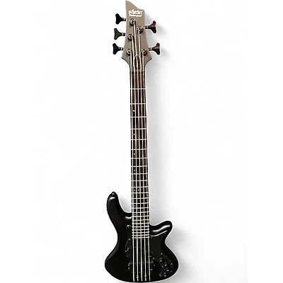 Used Schecter Guitar Research Stiletto Stealth-5 Black Electric Bass Guitar