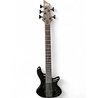 Used Schecter Guitar Research Stiletto Stealth-5 Black Electric Bass Guitar