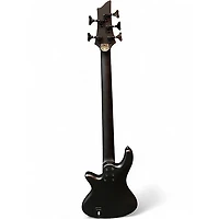 Used Schecter Guitar Research Stiletto Stealth-5 Black Electric Bass Guitar