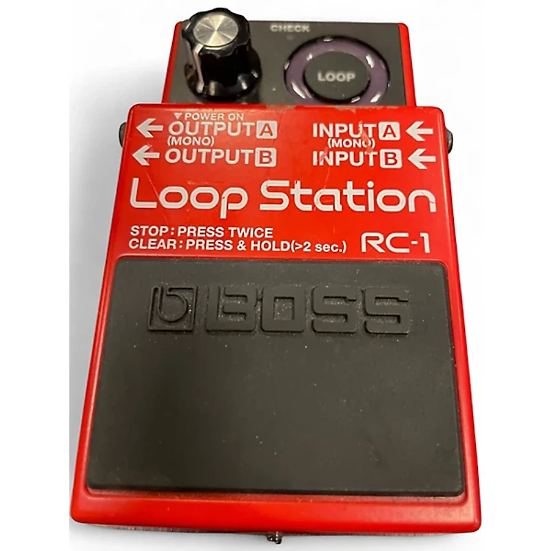 Used BOSS RC1 Loop Station Pedal