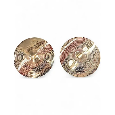 Used Wuhan Cymbals & Gongs 14in 457 Heavy Metal Hi Hat Pair Cymbal