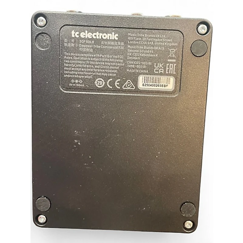 Used TC Electronic SCF Gold Effect Pedal