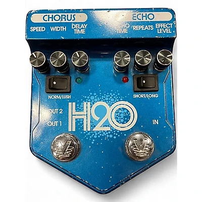 Used Visual Sound V2H2O V2 H2O Liquid Chorus Echo Effect Processor