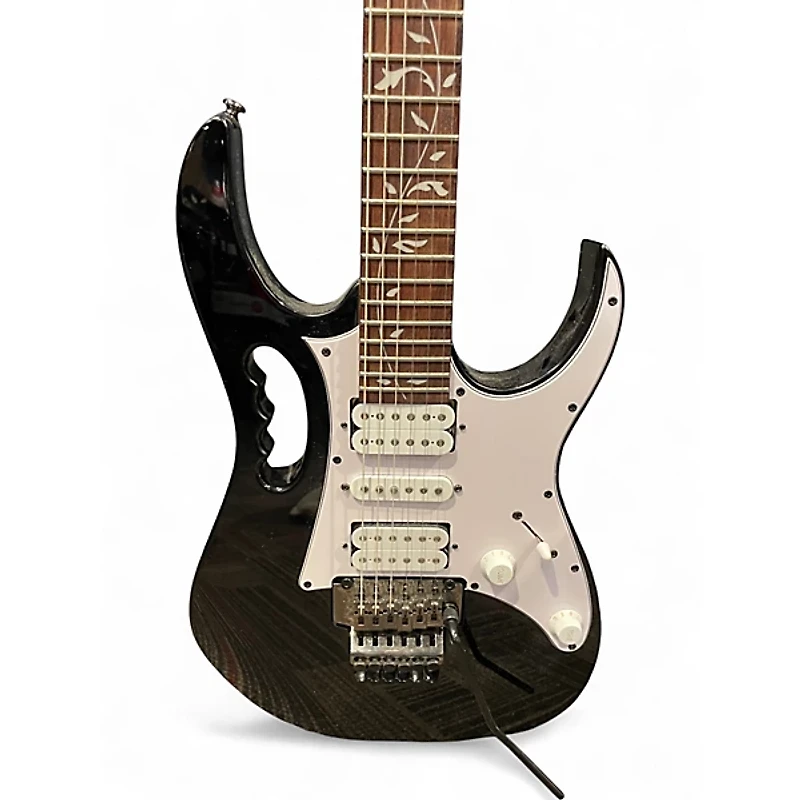 Used Ibanez JEMJR BLACK Solid Body Electric Guitar