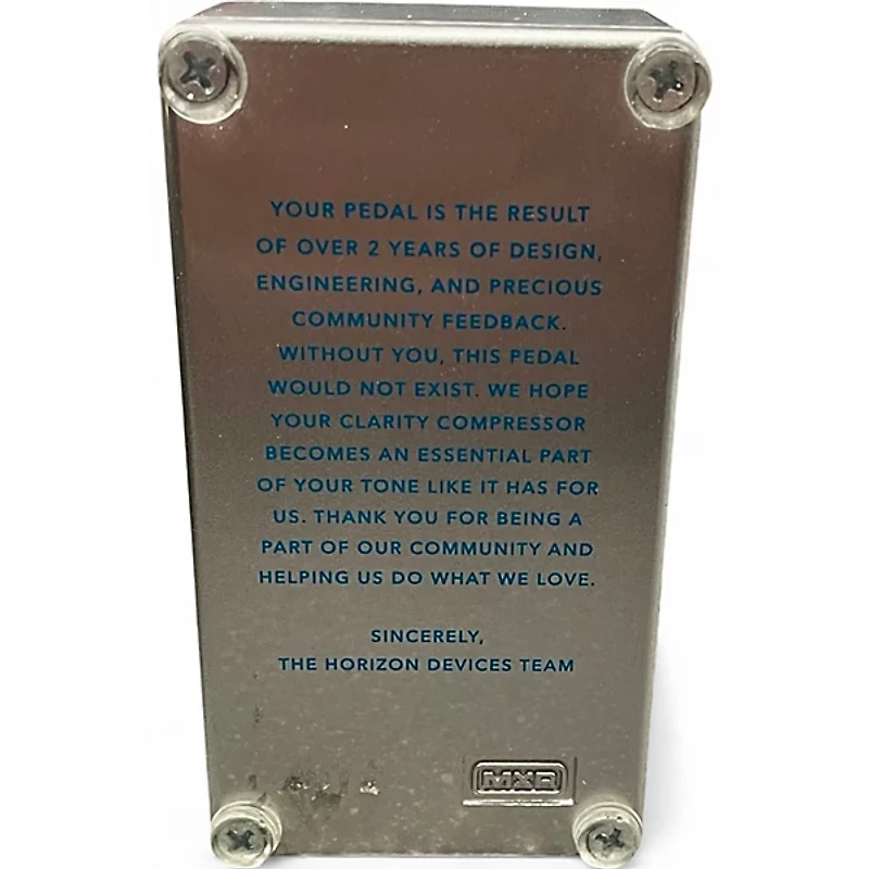 Used Horizon Devices CLARITY COMPRESSOR Effect Pedal