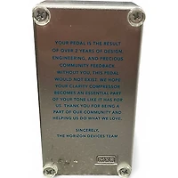 Used Horizon Devices CLARITY COMPRESSOR Effect Pedal