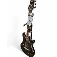Used PRS Custom 22 Semihollow Black Solid Body Electric Guitar