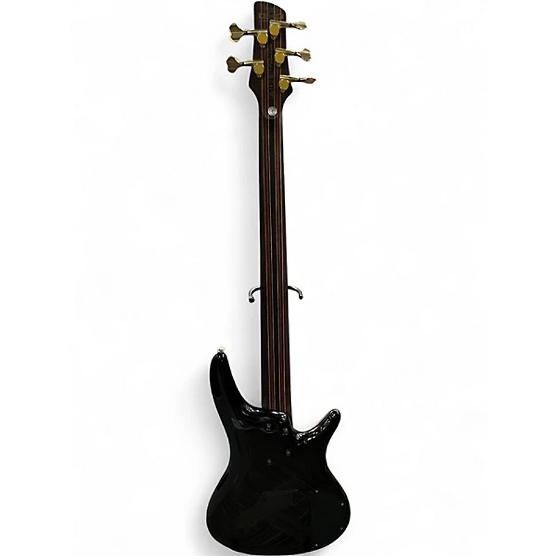 Used Ibanez Premium SR2605L Cerulean Blue Electric Bass Guitar