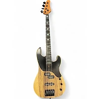 Used Schecter Guitar Research Model T-4 Exotic Black Limba Electric Bass Guitar
