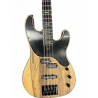 Used Schecter Guitar Research Model T-4 Exotic Black Limba Electric Bass Guitar