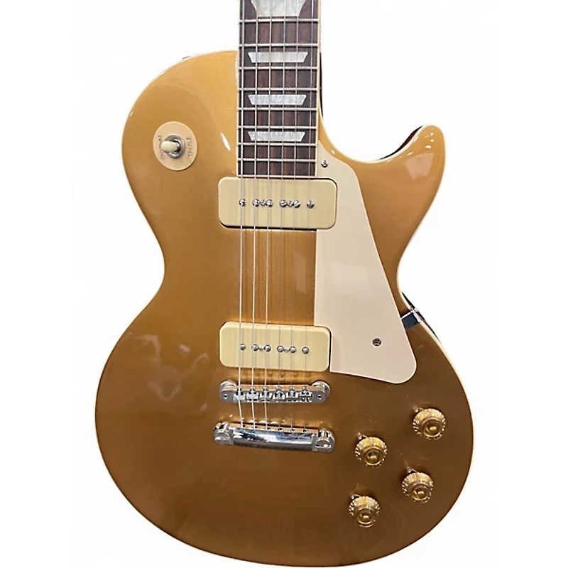 Used Gibson Les Paul Standard '50s Gold Top Solid Body Electric Guitar