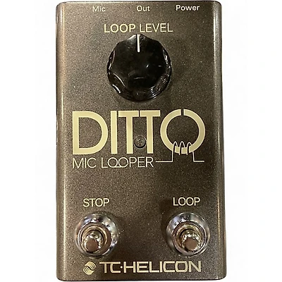 Used TC Helicon Ditto Mic Looper Pedal