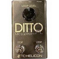 Used TC Helicon Ditto Mic Looper Pedal