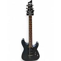 Used Schecter Guitar Research Omen 6 SLATE BLUE Solid Body Electric Guitar