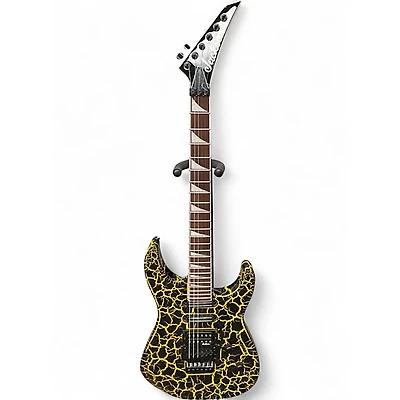 Used Jackson Soloist SL3X DX Yellow Crackle Solid Body Electric Guitar