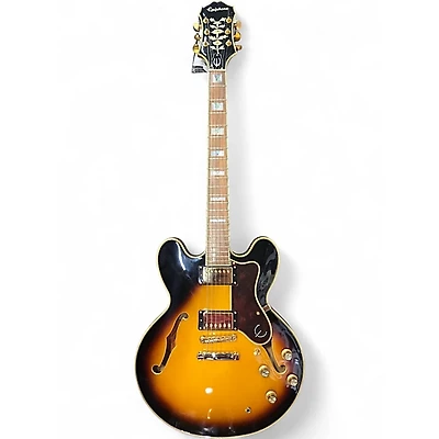 Used Epiphone Sheraton II Vintage Sunburst Hollow Body Electric Guitar
