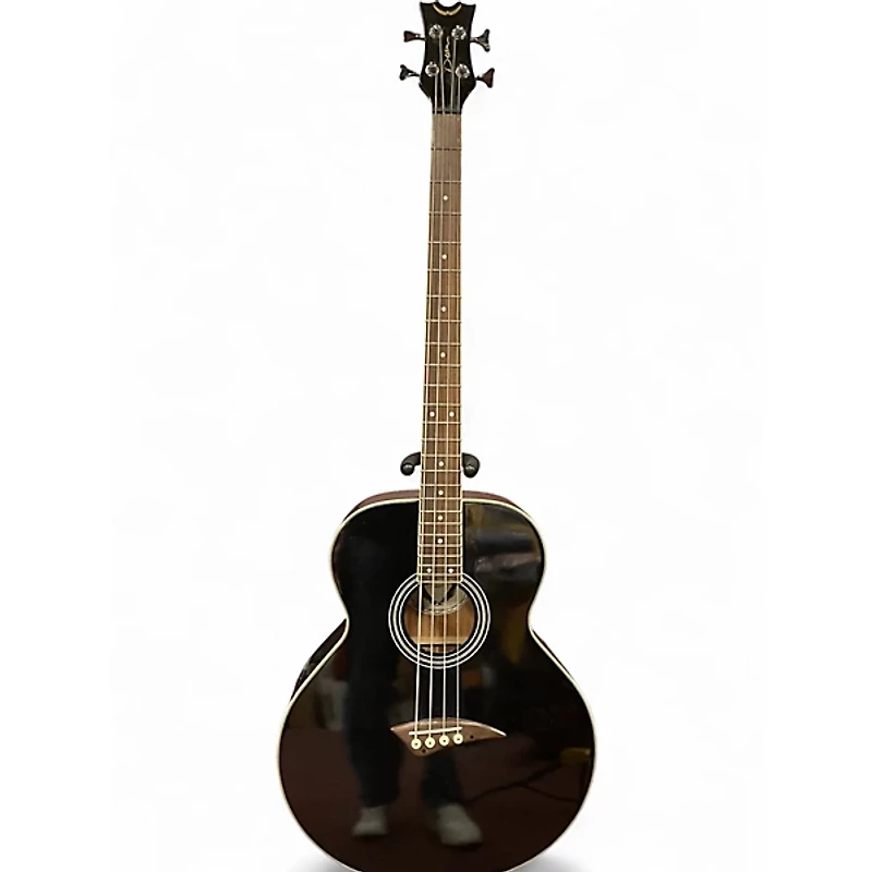 Used Dean EAB Black Acoustic Bass Guitar