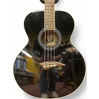 Used Dean EAB Black Acoustic Bass Guitar