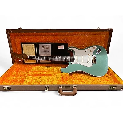 Used Fender GC DOUBLE BOUND STRAT JRN green metallic Solid Body Electric Guitar