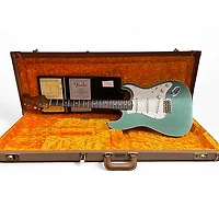 Used Fender GC DOUBLE BOUND STRAT JRN green metallic Solid Body Electric Guitar