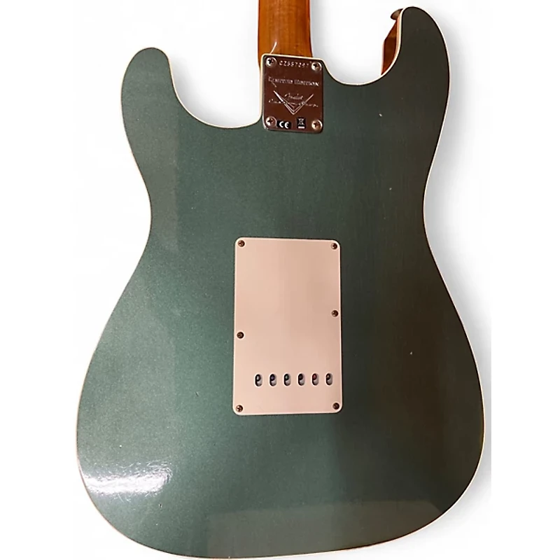 Used Fender GC DOUBLE BOUND STRAT JRN green metallic Solid Body Electric Guitar