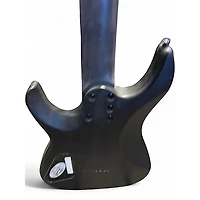 Used Schecter Guitar Research Omen Elite 7 See-Thru Blue Burst Solid Body Electric Guitar