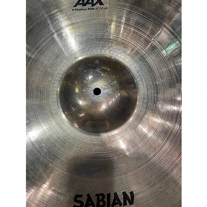 Used SABIAN 21in AAX XPLOSION RIDE Cymbal