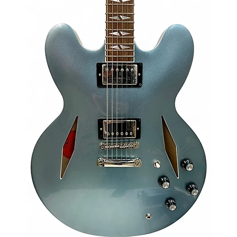 Used Epiphone DAVE GROHL DG-335 Pelham Blue Hollow Body Electric Guitar